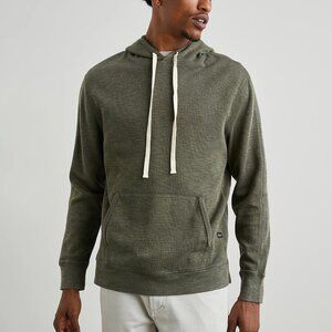Rails Olive Green Knit Jersey Hoodie